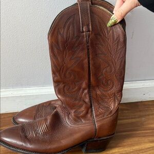 Dan Post Tan Leather Cowboy Boots